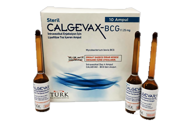 CALGEVAX-BCG 11,25 MG INTRAVEZIKAL ENJEKSIYON ICIN LIYOFILIZE TOZ ICEREN 4 AMPUL